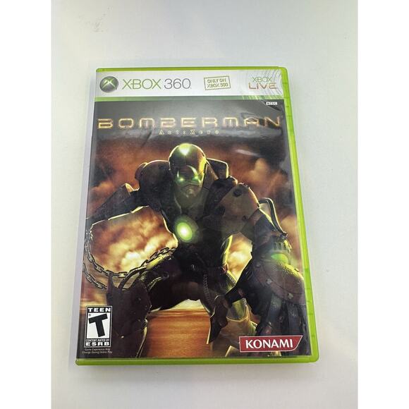 Bomberman Act Zero (Microsoft Xbox 360, 2006) Complete CiB Fast Shipping - Picture 1 of 3